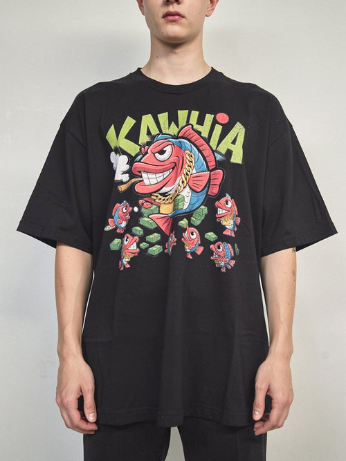 "Kawhia exclusive" Heavy box T-shirt