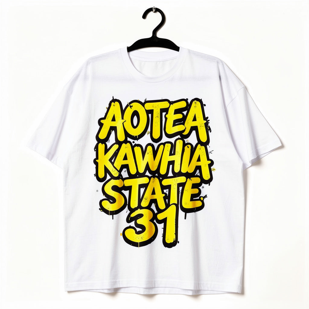 "AK State 31" Heavy Box Tee
